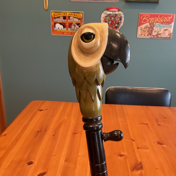 DISNEY MARY POPPINS PARROT UMBRELLA REPLICA 1964 MOVIE OFFICIAL COLLECTIBLE CERT - Picture 7 of 15